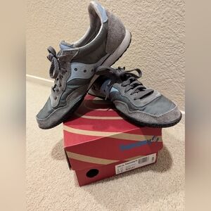Saucony Bullet 8.5 gray/blue sneakers